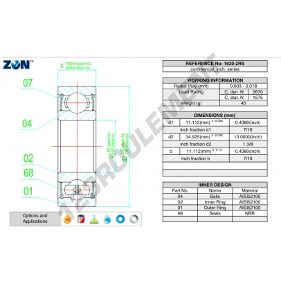 1620-2RS-ZEN