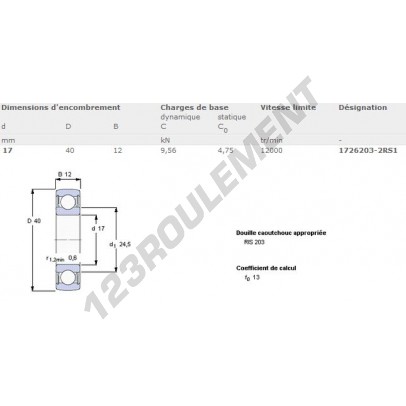 1726203-2RS1-SKF