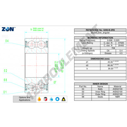 3209-B-2RS-ZEN