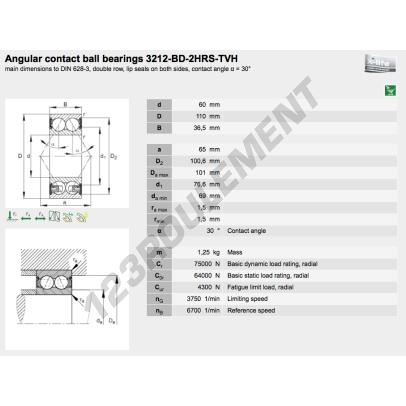 3212-BD-XL-2HRS-TVH-FAG