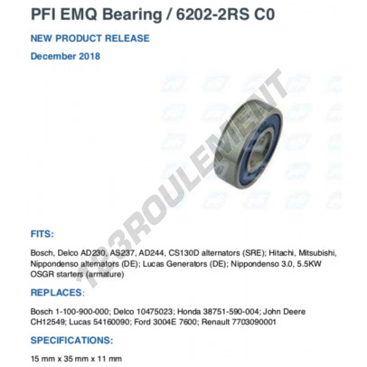 6202-2RS-C0-PFI