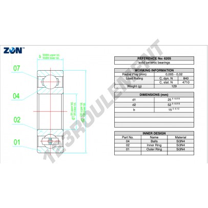 6205-CE-SI3N4-PTFE-ZEN