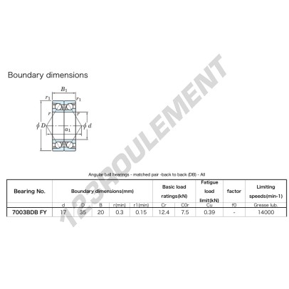 7003-BDB-FY-JTEKT