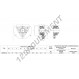 Palier - 3 fixations - 722506-DA-22206-K