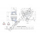 Palier - 3 fixations - 722513-DA