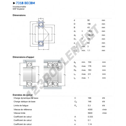 7318-BECBM-SKF