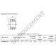 Roulement à billes - 7909-CDT-FY-JTEKT