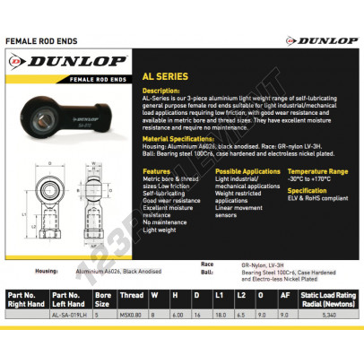 AL-SA-019-LH-DUNLOP