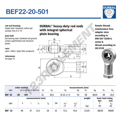 BEF22-20-501-DURBAL