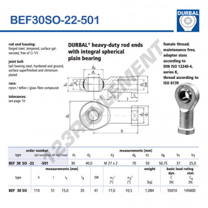 BEF30SO-22-501-DURBAL