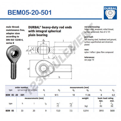 BEM05-20-501-DURBAL