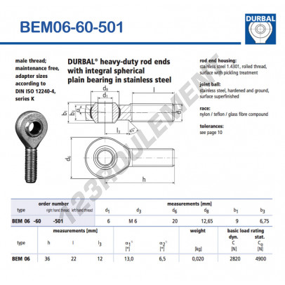 BEM06-60-501-DURBAL