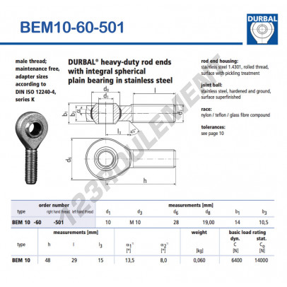 BEM10-60-501-DURBAL