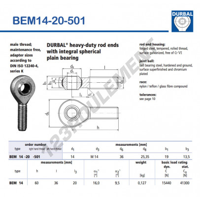 BEM14-20-501-DURBAL