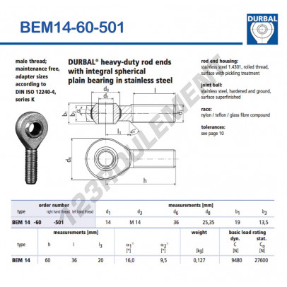 BEM14-60-501-DURBAL