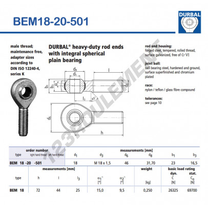 BEM18-20-501-DURBAL