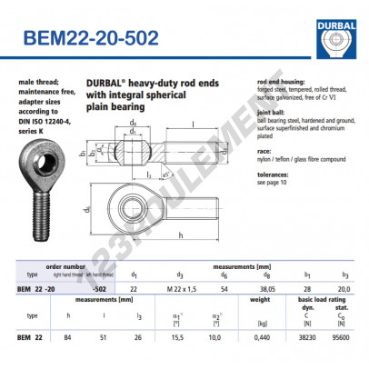 BEM22-20-502-DURBAL