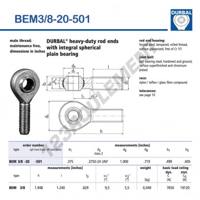 BEM3-8-20-501-DURBAL