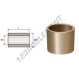 Bague bronze - BMS75-90-70