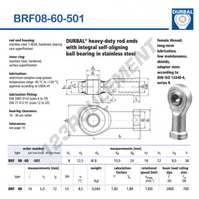 BRF08-60-501-DURBAL