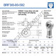 Rotule SI - BRF3-8-00-502-DURBAL