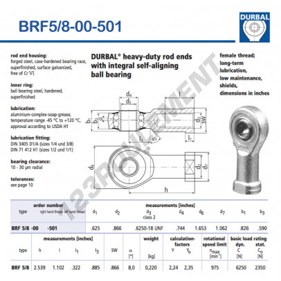 BRF5-8-00-501-DURBAL