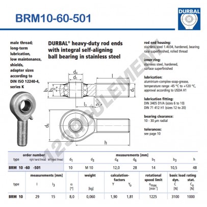 BRM10-60-501-DURBAL