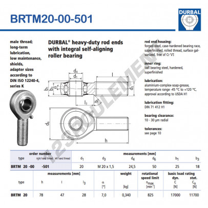 BRTM20-00-501-DURBAL