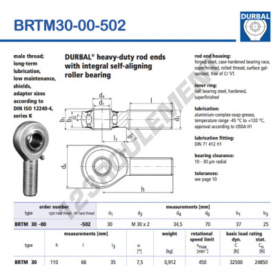 BRTM30-00-502-DURBAL