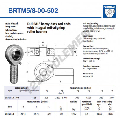 BRTM5-8-00-502-DURBAL
