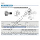 Galet de came avec axe - CF10-RM-IKO