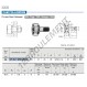 Galet de came avec axe - CF20-1-WBUUR-SG-IKO