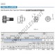 Galet de came avec axe - CFES6-B-IKO