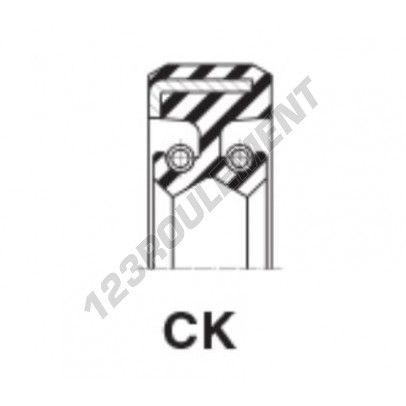 CK-25X35X8-NBR