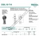 Rotule SI - DSIL18-T-K-DURBAL