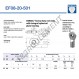 Rotule SI - EF08-20-501-DURBAL