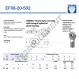 Rotule SI - EF08-20-502-DURBAL