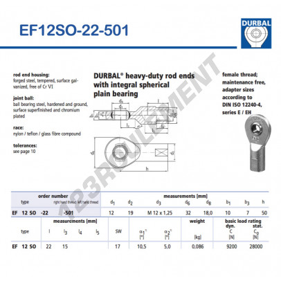 EF12SO-22-501-DURBAL