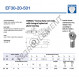 Rotule SI - EF30-20-501-DURBAL