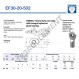 Rotule SI - EF30-20-502-DURBAL
