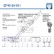 Rotule SI - EF45-20-501-DURBAL