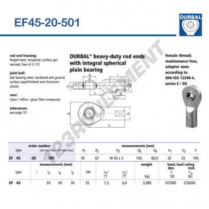 EF45-20-501-DURBAL