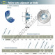 Palier - 4 fixations - ESFEE209-SNR