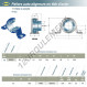 Palier - 2 fixations - ESPP201-SNR