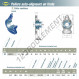 Palier - 2 fixations - EXFA212-SNR