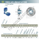 Palier - 4 fixations - EXFC211-SNR