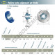 Palier - 4 fixations - EXFCE213-SNR