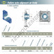Palier - 4 fixations - EXFS312-SNR