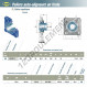 Palier - 4 fixations - EXFS318-SNR