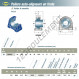 Palier - 2 fixations - EXPA205-SNR